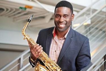 Guest saxophonist Robert Young